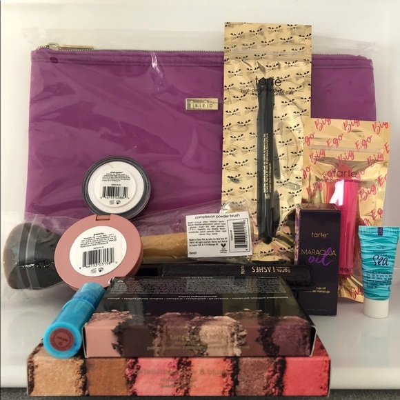 Tarte pro and glow palette, brush, eye shadow mini - Picture 2 of 2